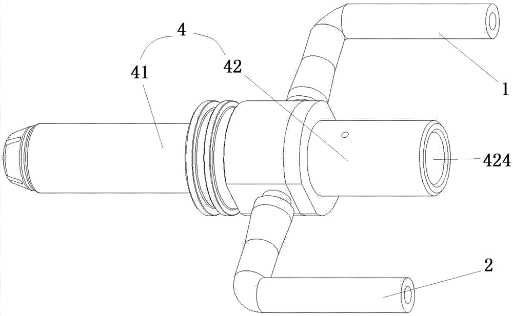 Self-cooling type conductive contact piece and connector