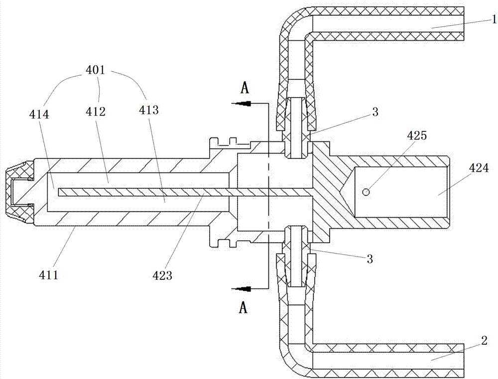 Self-cooling type conductive contact piece and connector