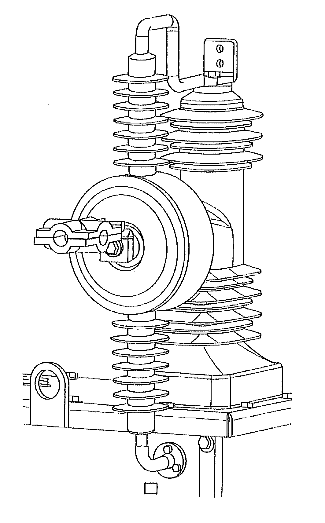 Voltage and/or current sensing device for low-, medium- or high voltage switching devices