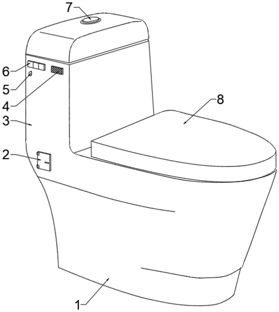 Intelligent closestool with pregnancy test function