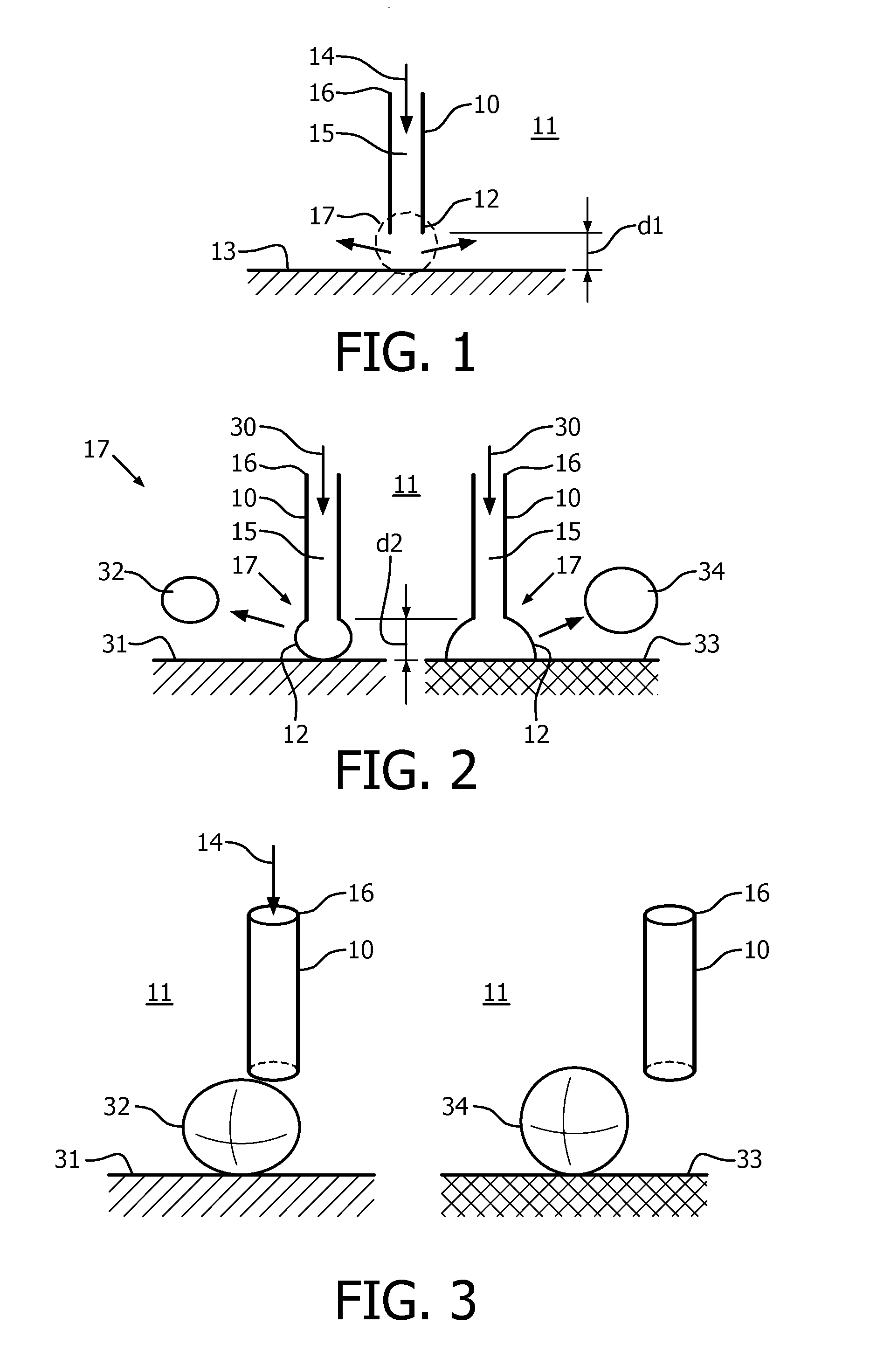 Plaque detection using a stream probe