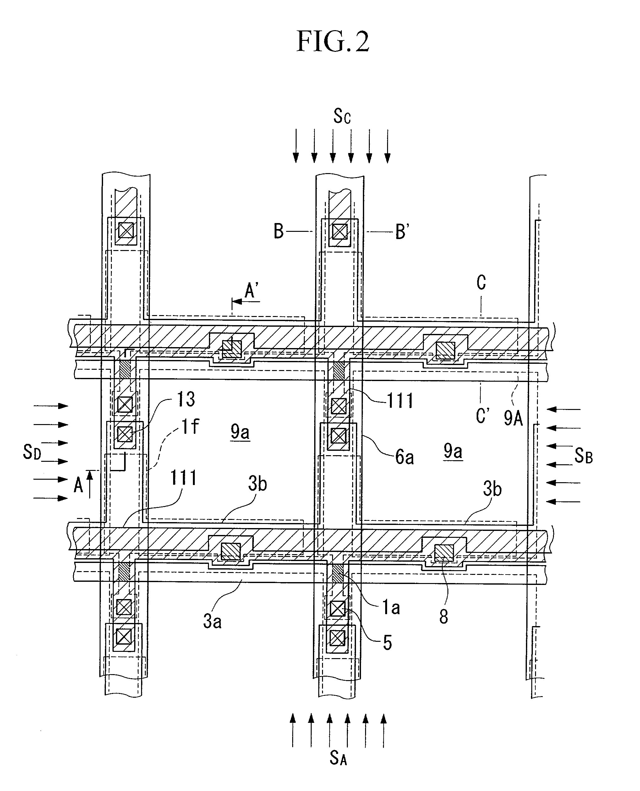 Liquid crystal device, projection display device and, manufacturing method for substrate for liquid crystal device