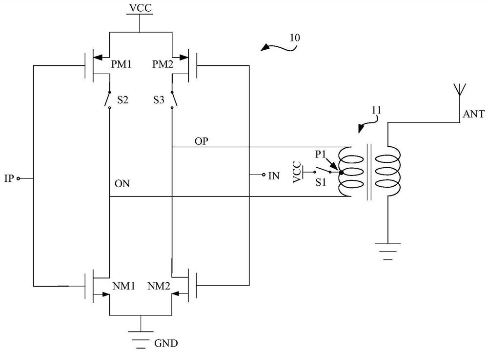 Power amplifiers for RF transceivers, RF transceivers, remote controls