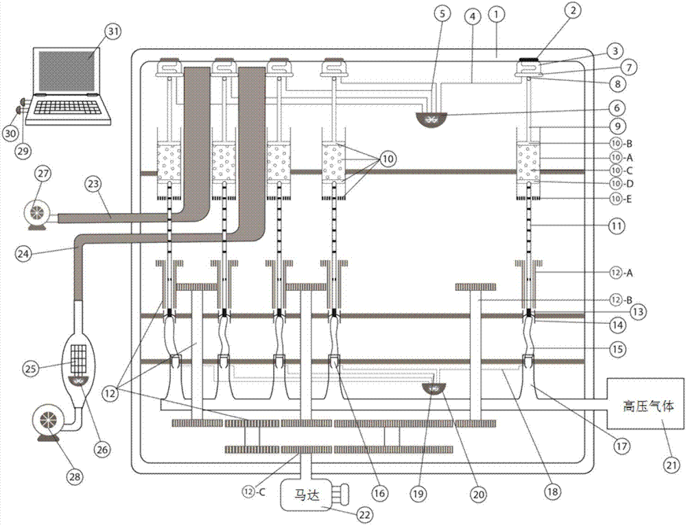 Intelligent bedsore monitoring and preventing equipment with feedback hydraulic pressure self-adjustment