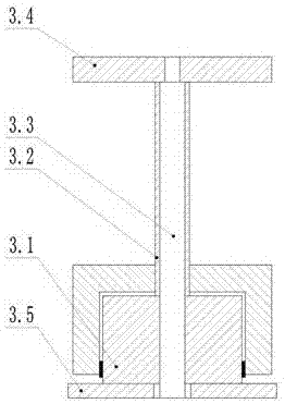 Rapid suppressing device of high-speed hydraulic stamping press