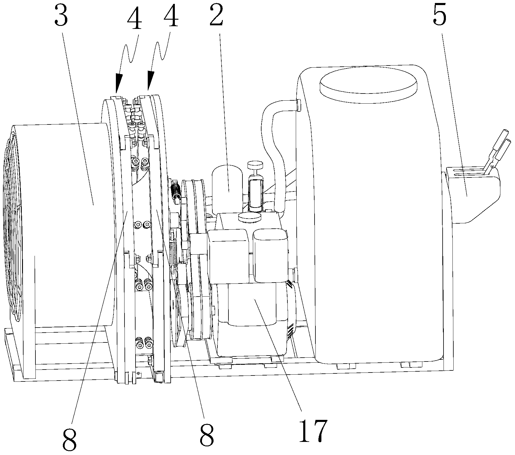 Air-assisted type and spraying rod type switchable sprayer