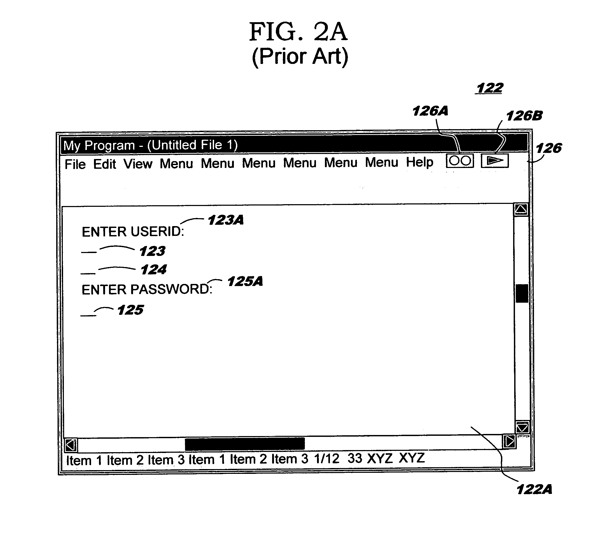 User identification and password field determination