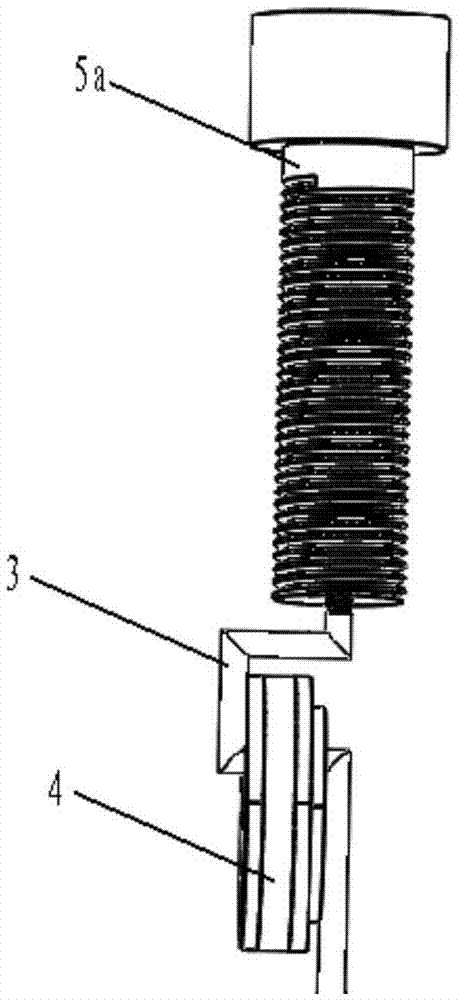 Deformation retraction self-recovery type mounting tool for unilateral bolt fastener