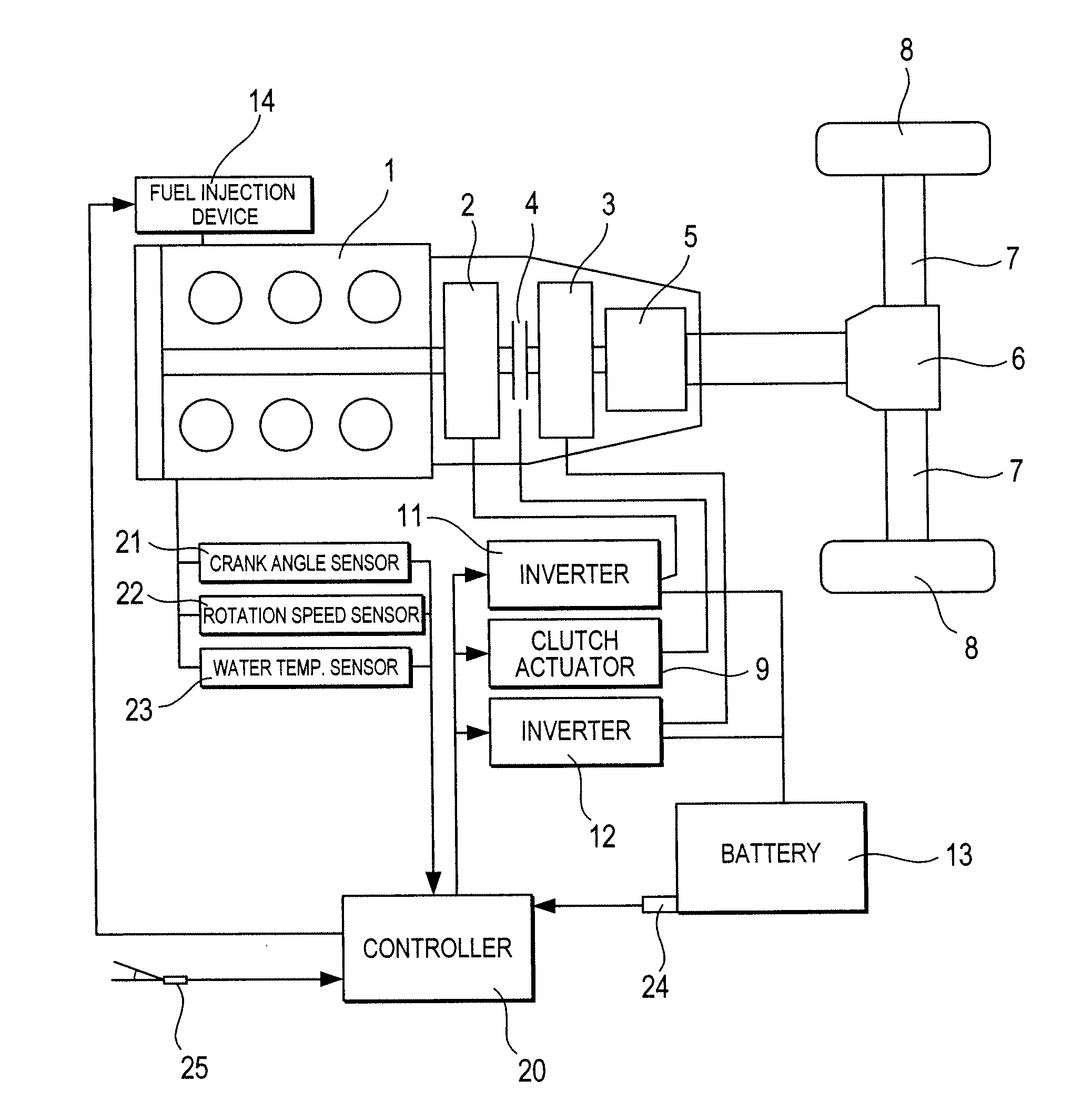 Engine vibration suppression device and suppression method thereof