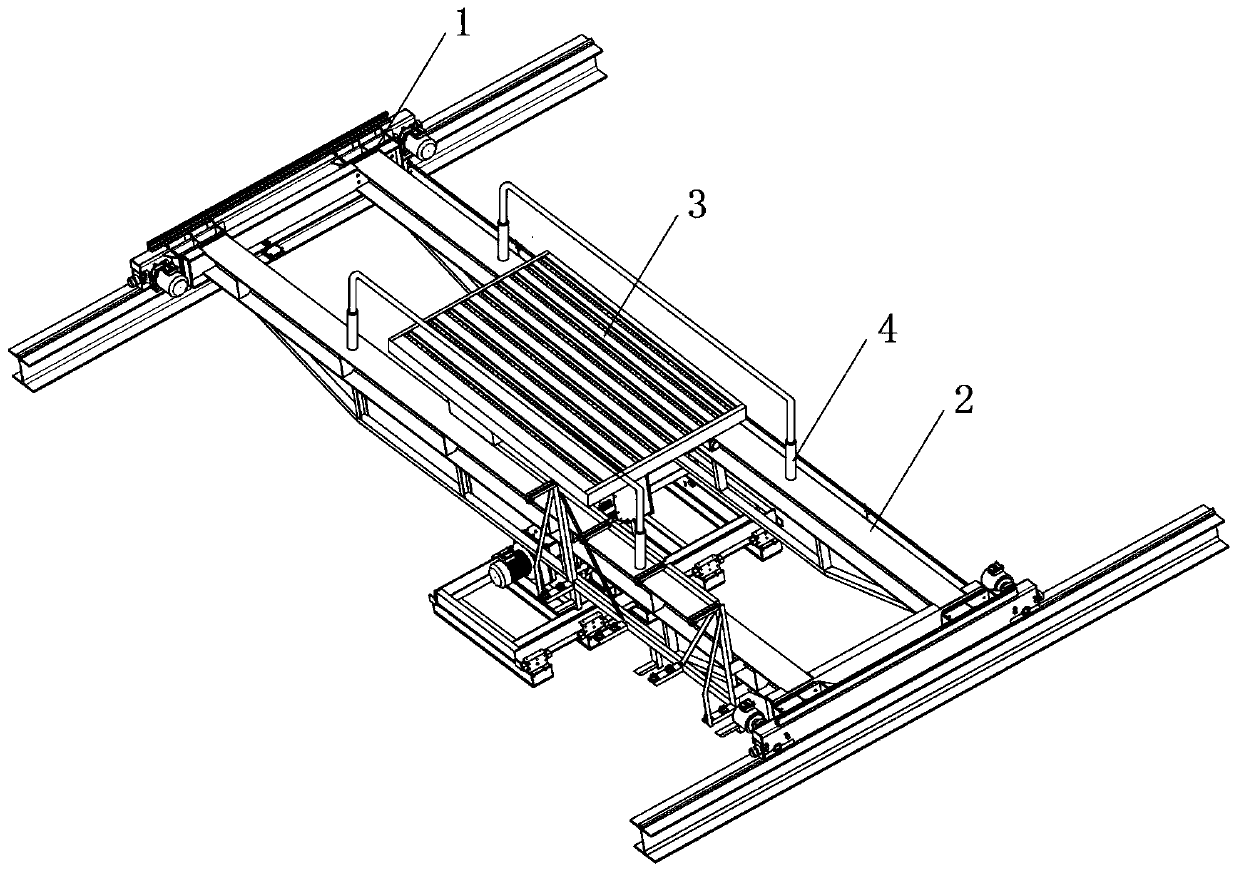 Relining manipulator crane span structure