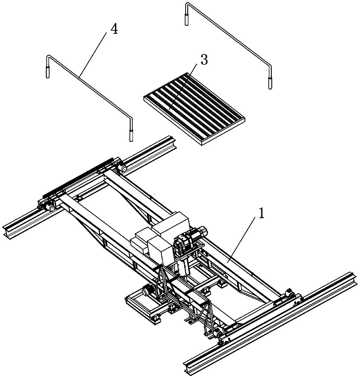 Relining manipulator crane span structure