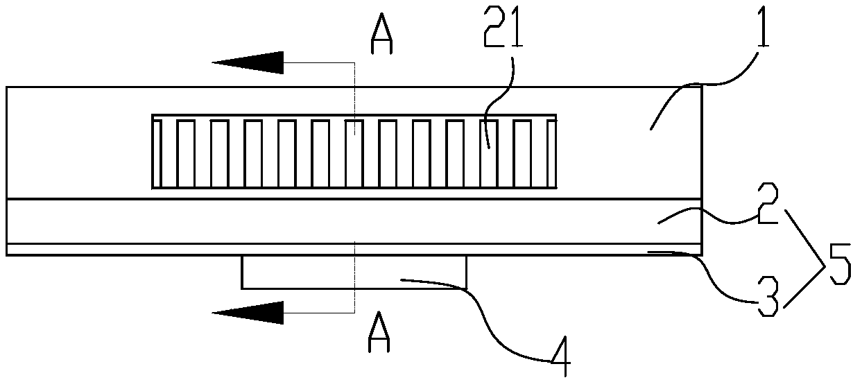 Integrated packaging structure of IGBT chip and phase-transformation soaking plate