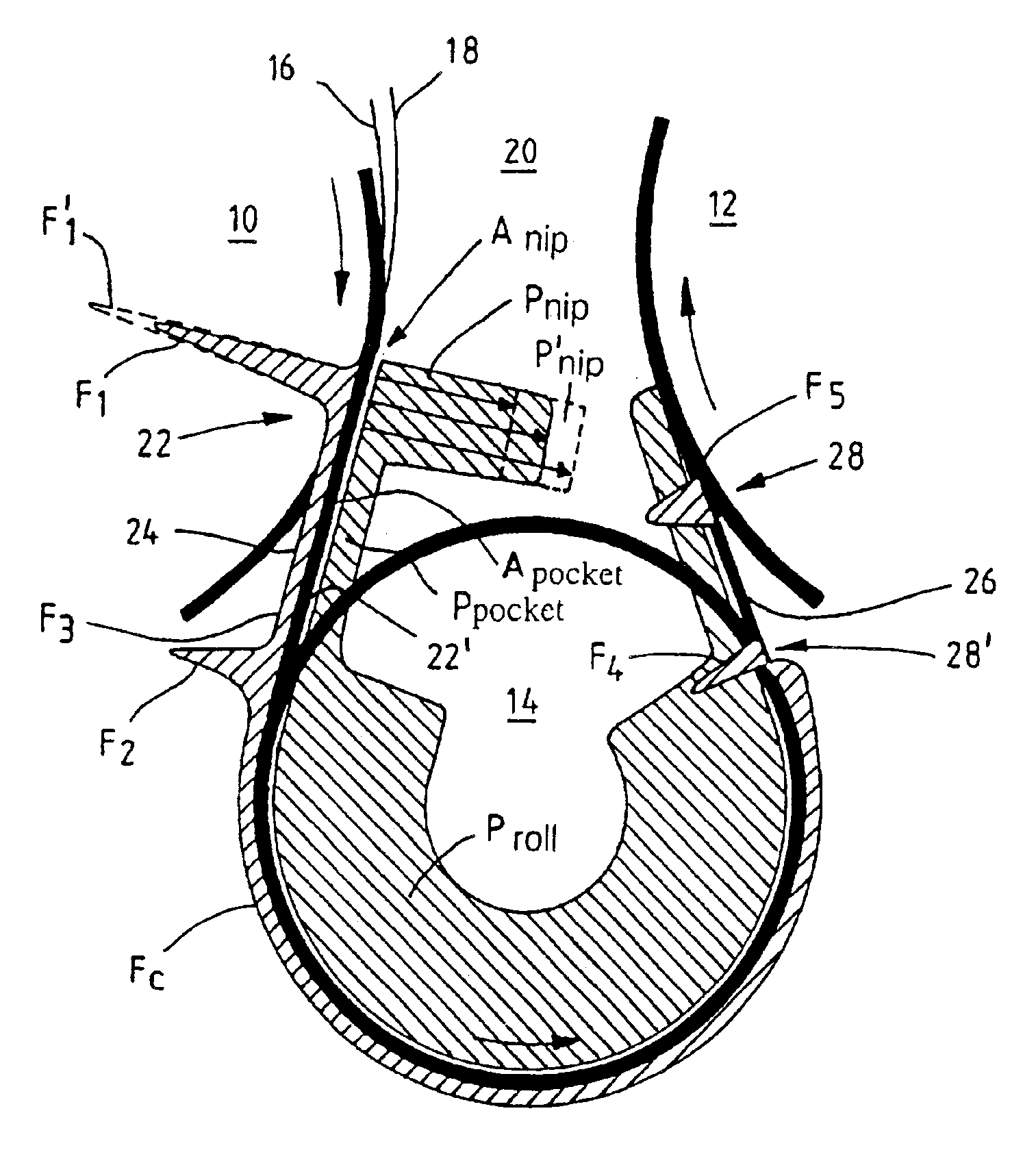 Method and apparatus in the drying section of a paper machine or the like