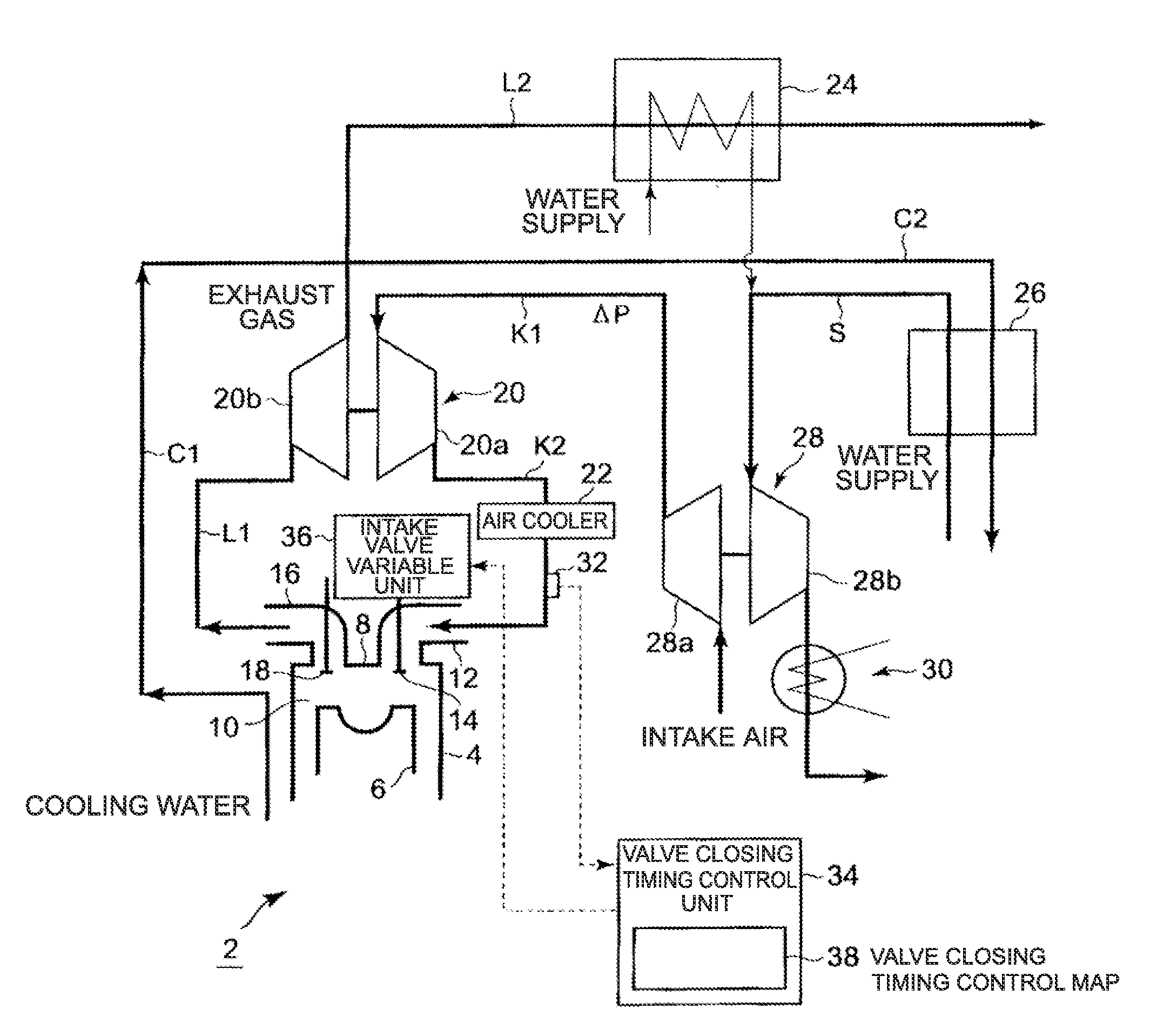 Miller cycle engine