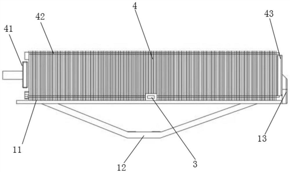 A hydrogen fuel cell stack assembly device