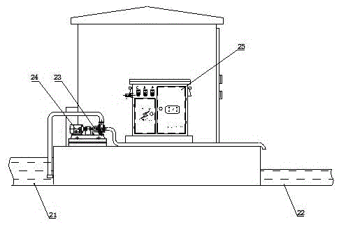 Paddy field automatic intelligent irrigation system and method of using the system for farmland irrigation