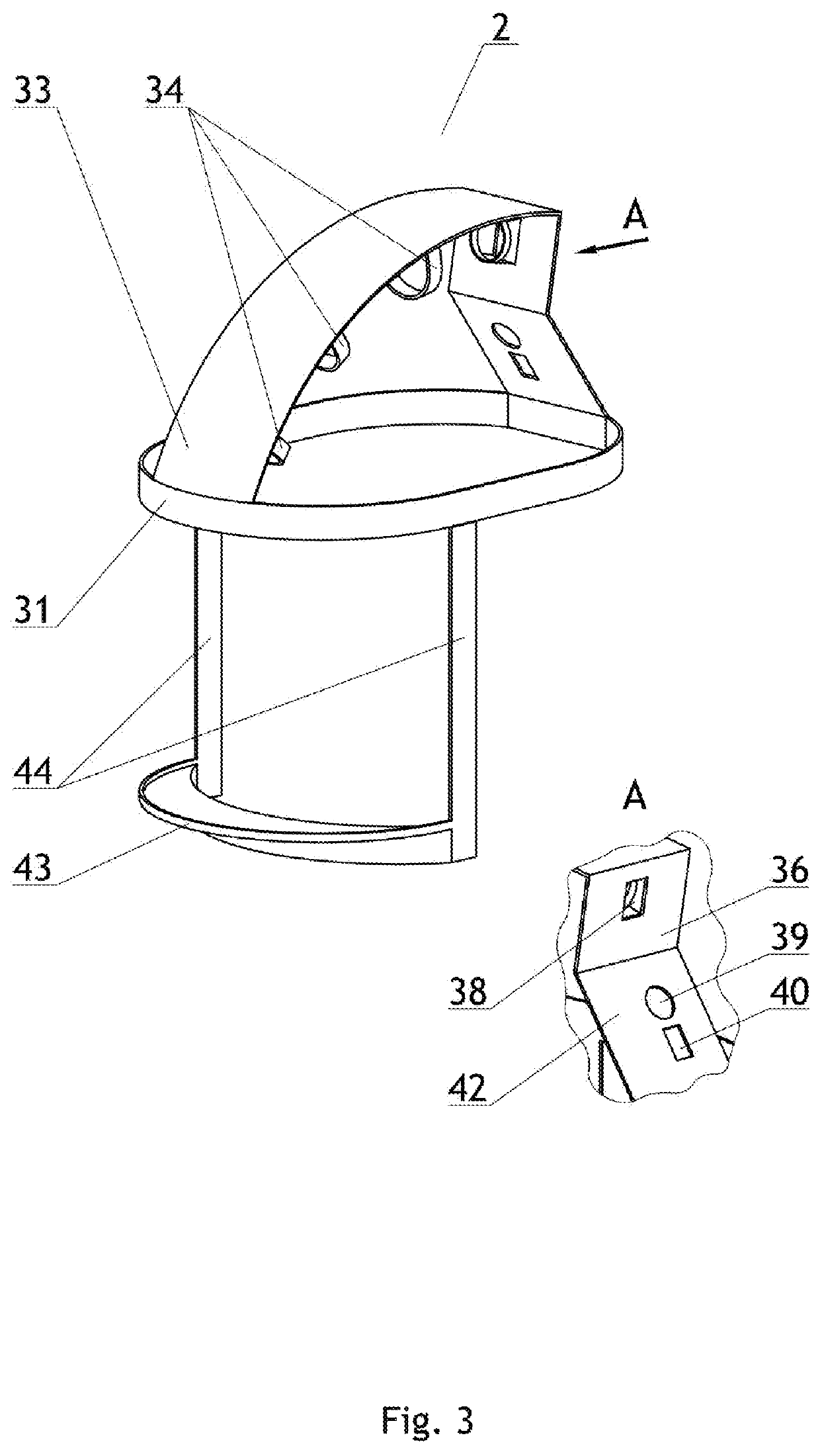 Portable air powered respirator