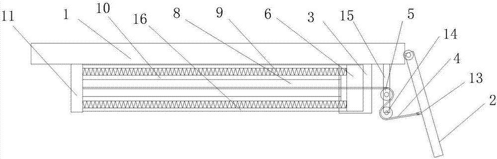 In-cabinet water absorbing device for household refrigerator