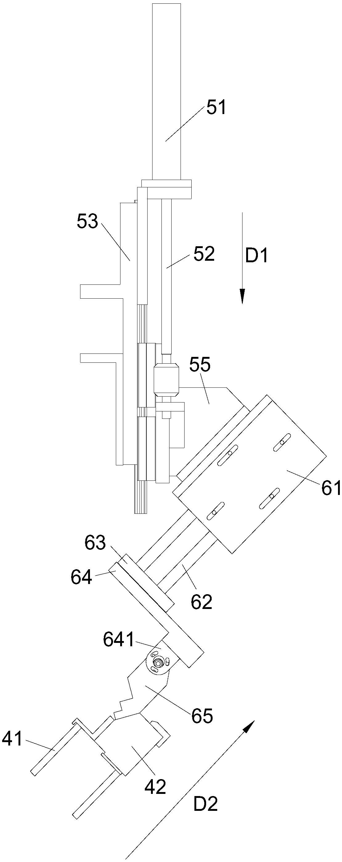 Online detection mechanism of crankshaft grinding machines