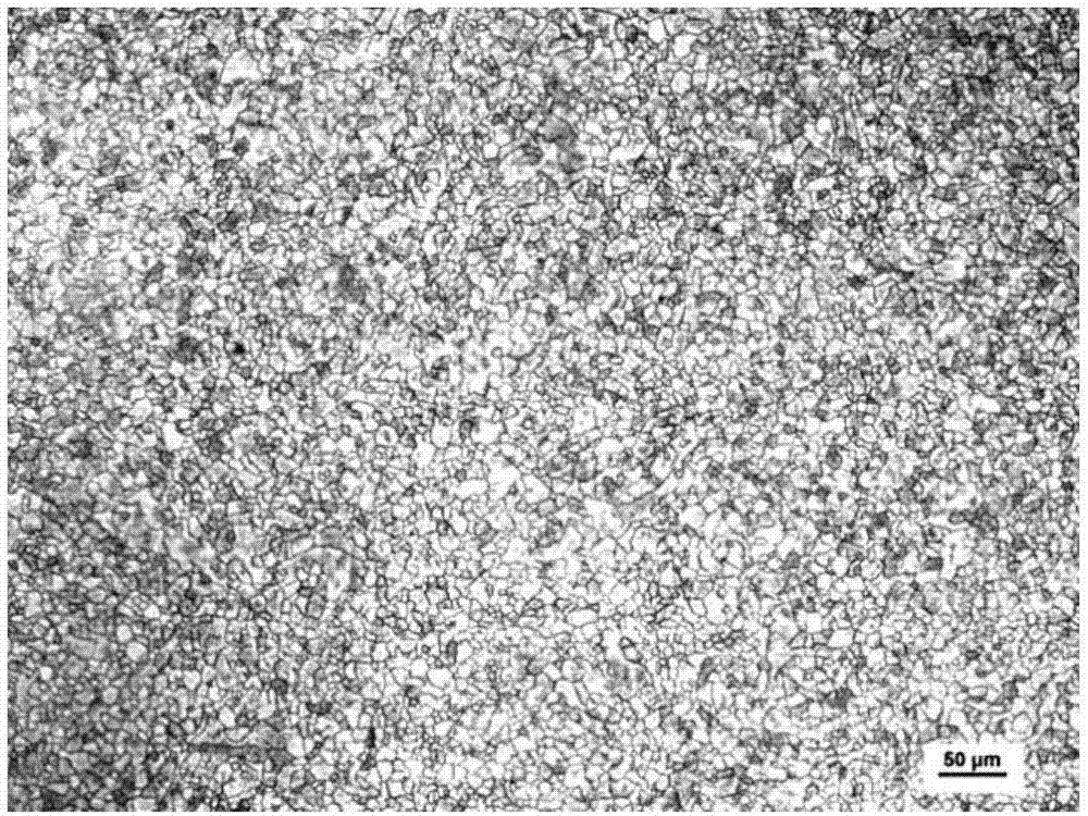 Forging method of large-sized die forging part of fine-grain AF1410 steel