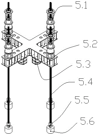 Steel strand lifting device and lifting method