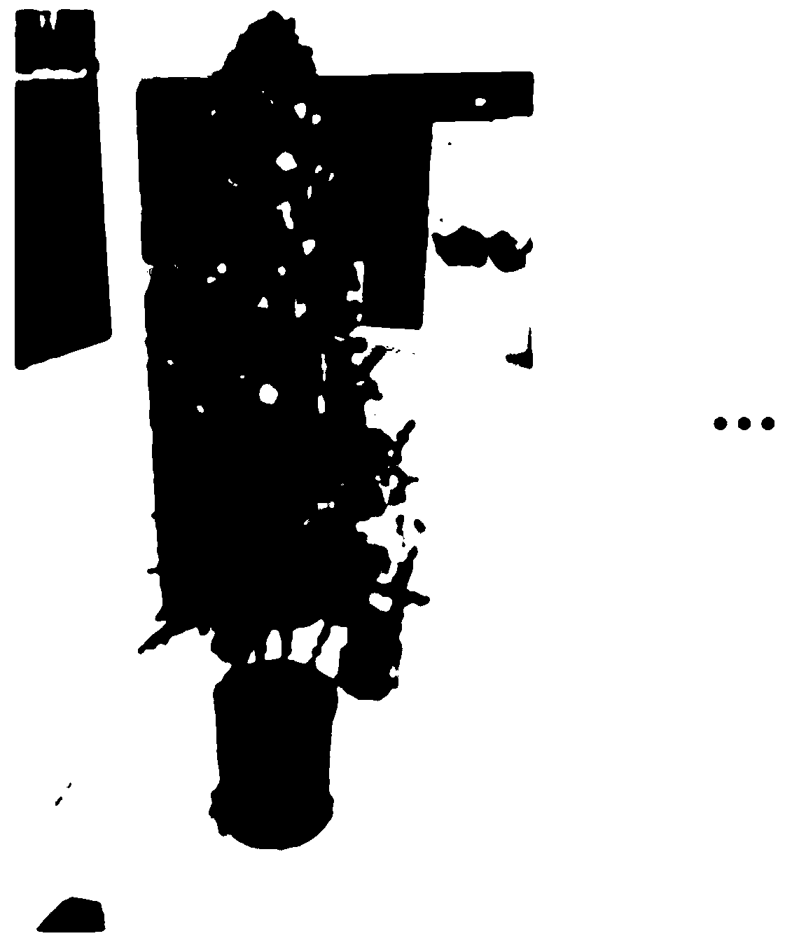 Camera internal parameter solving method and system based on absolute quadric surface