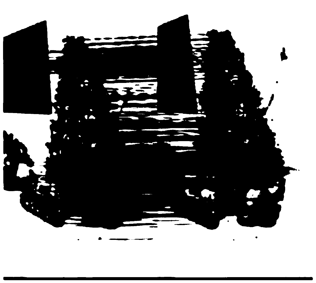 Camera internal parameter solving method and system based on absolute quadric surface