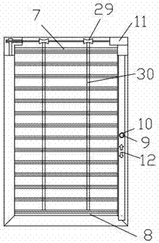 High-performance energy-saving aluminum-wood composite window curtain wall with internal sunshade blinds