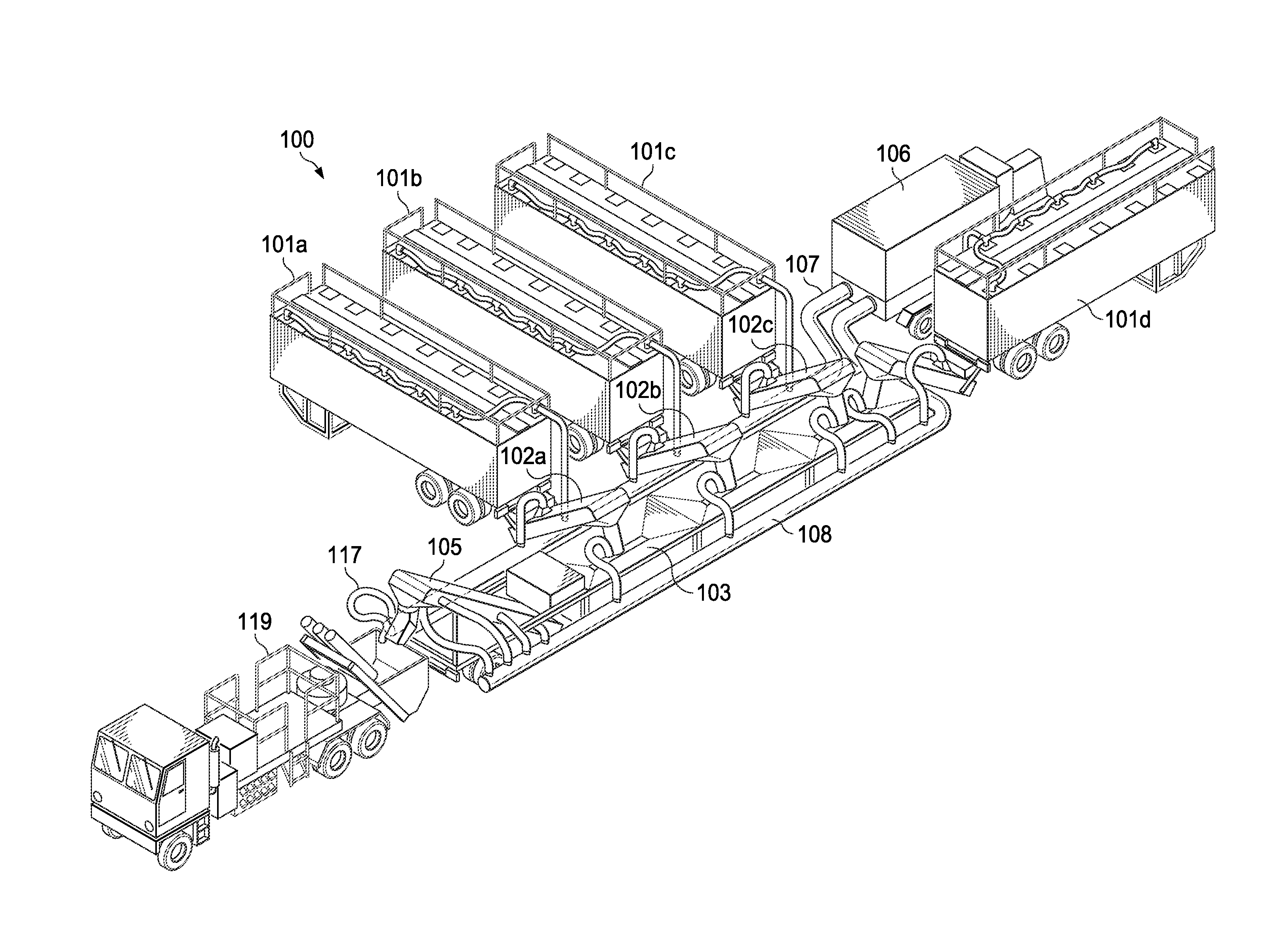 Systems and methods for controlling silica dust during hydraulic fracturing operations