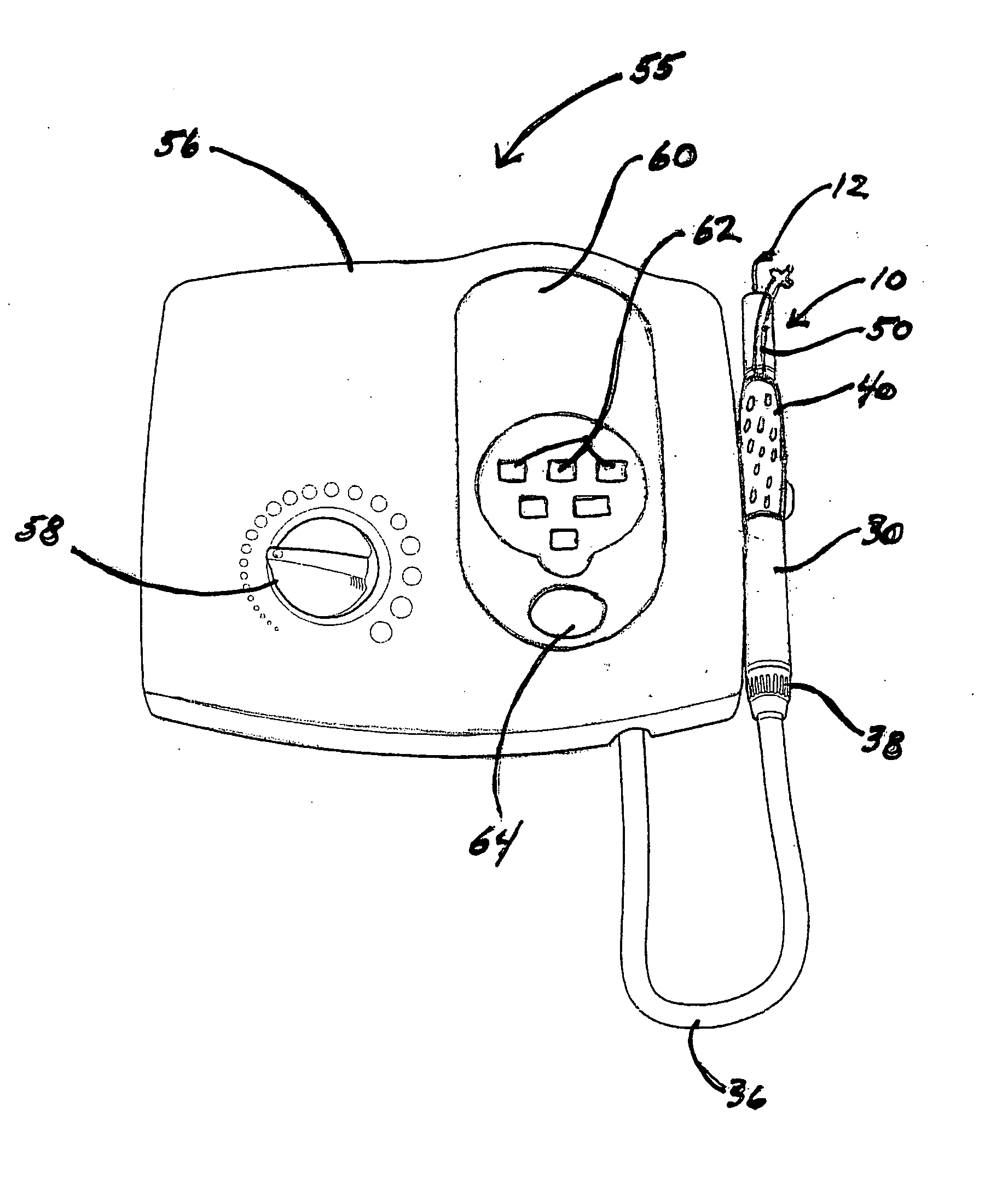 Ultrasonic dental insert and lighted handpiece assembly