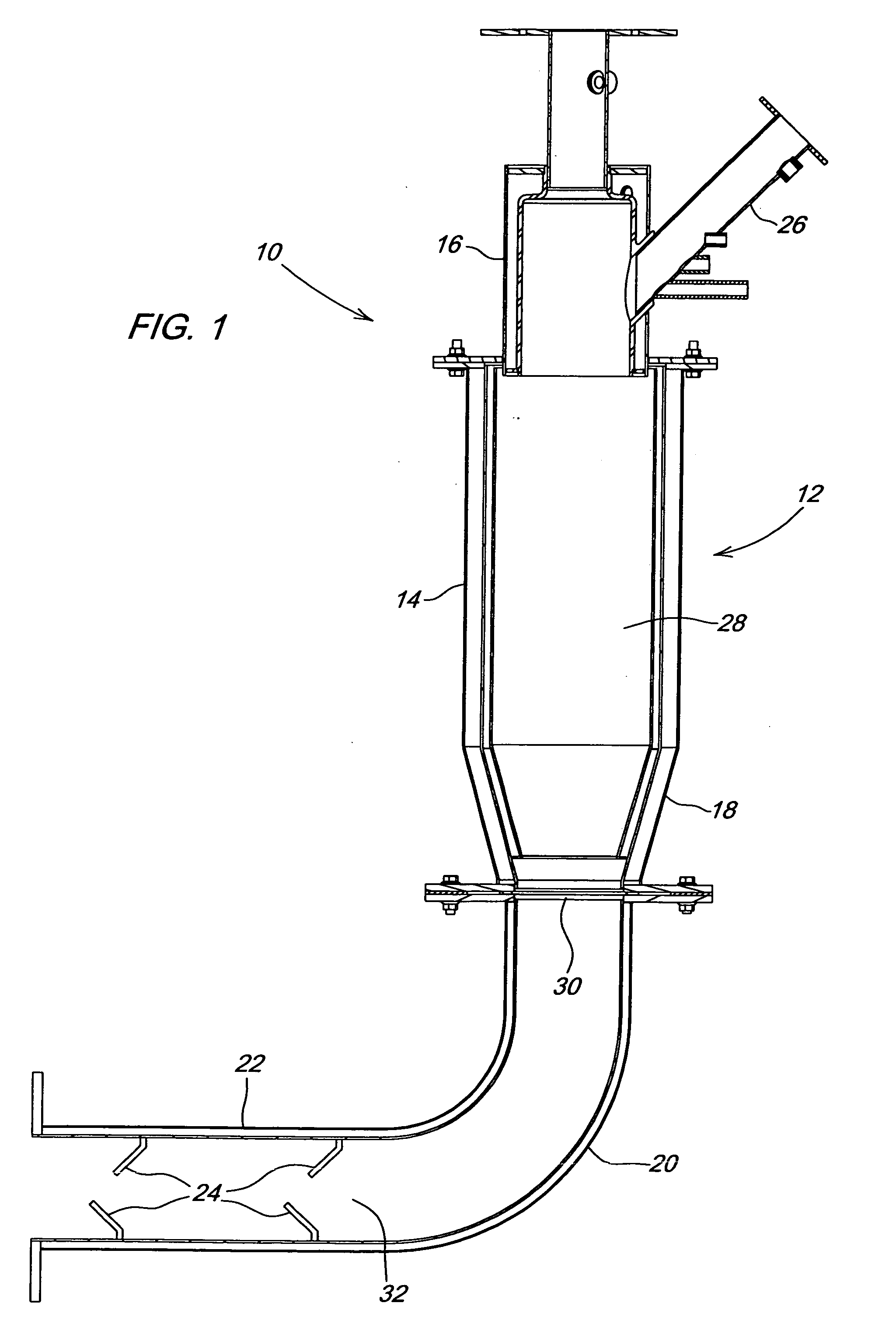 Combustion chamber design with water injection for direct-fired steam generator and for being cooled by the water