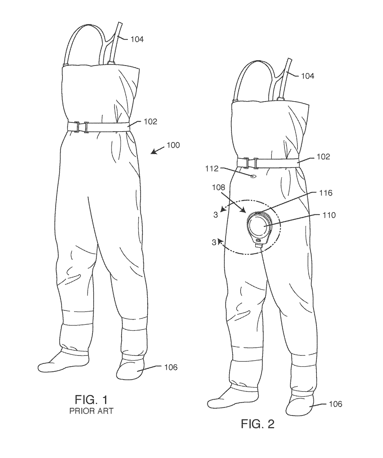 Urination relief hatch for waterproof waders and foul weather gear