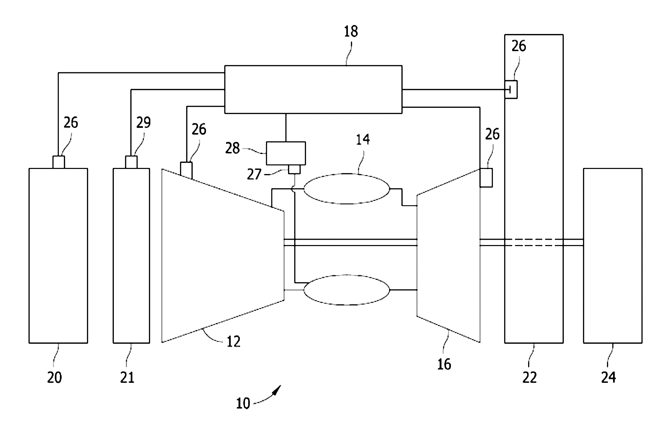 Application of probabilistic control in gas turbine tuning for power output-exhaust energy parameters, related control systems, computer program products and methods