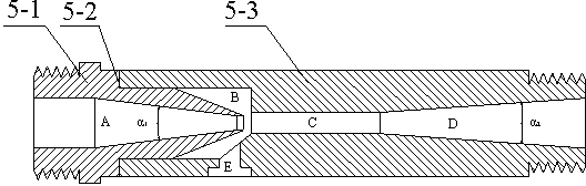 Pneumatic jet-type proportional foaming device