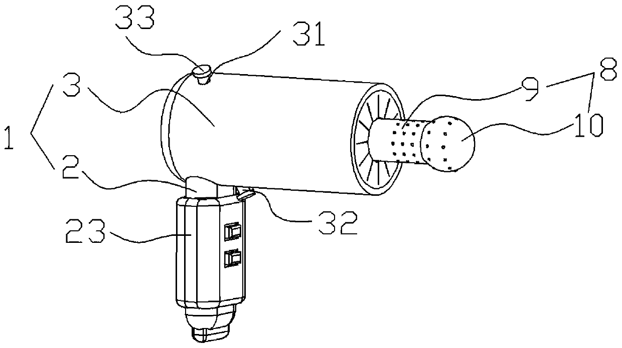 Gynecological nursing disinfector with temperature control function