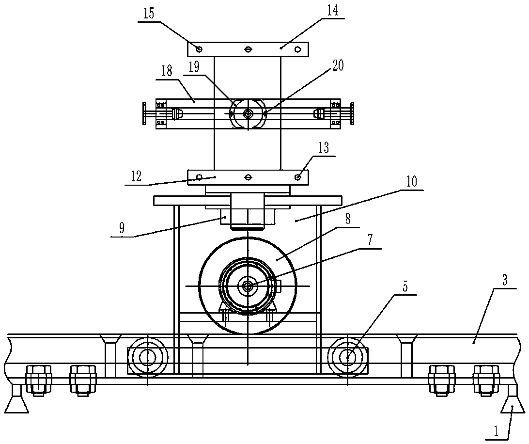 A preparation device for preparing an anti-corrosion layer on the outer surface of a pipeline