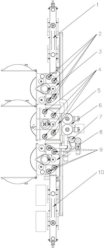 Five-cavity full-automatic electron beam deposition system