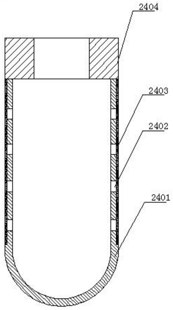 Vacuum and pressure composite underground water source heat pump recharge device