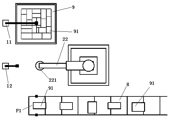 Robot stack disassembling method of irregular random materials