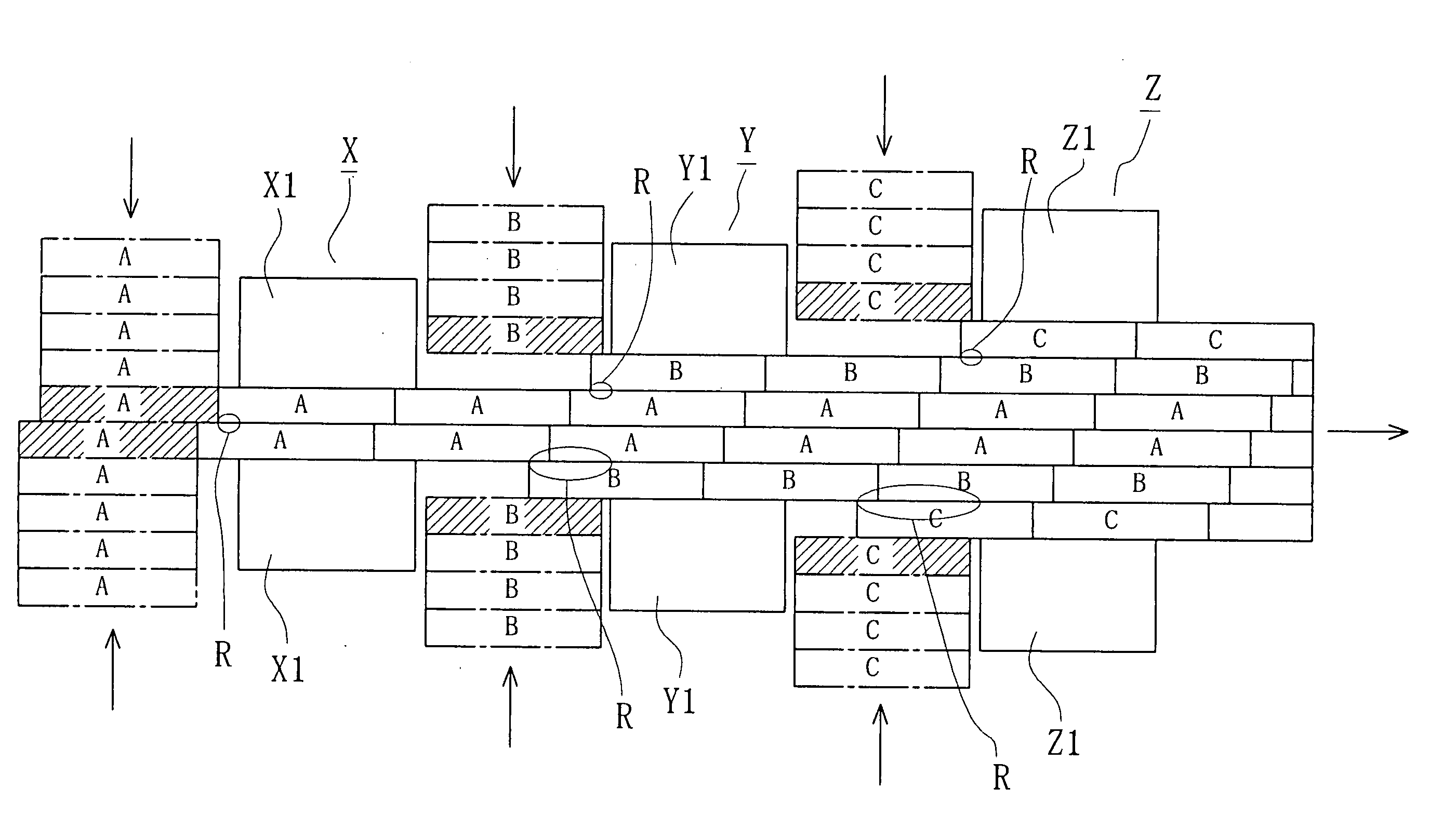 Method and apparatus of manufacturing glued laminated wood