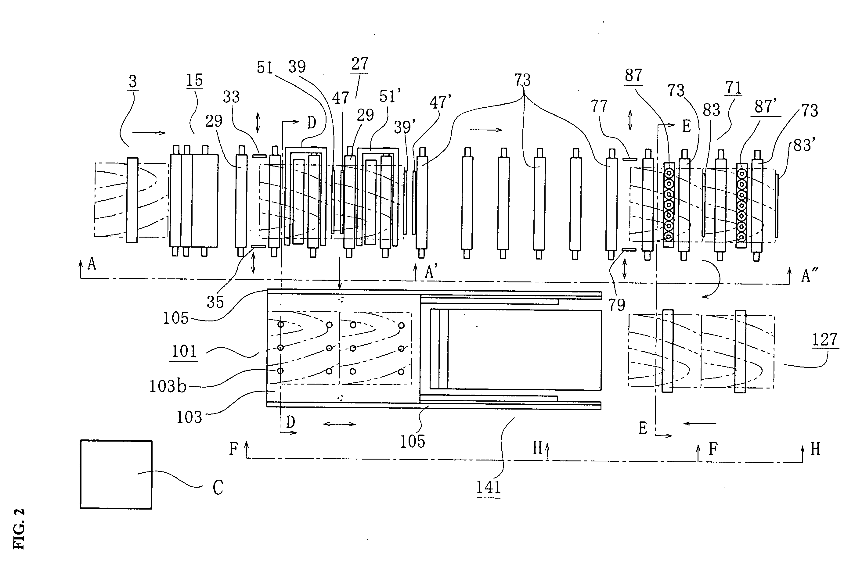 Method and apparatus of manufacturing glued laminated wood