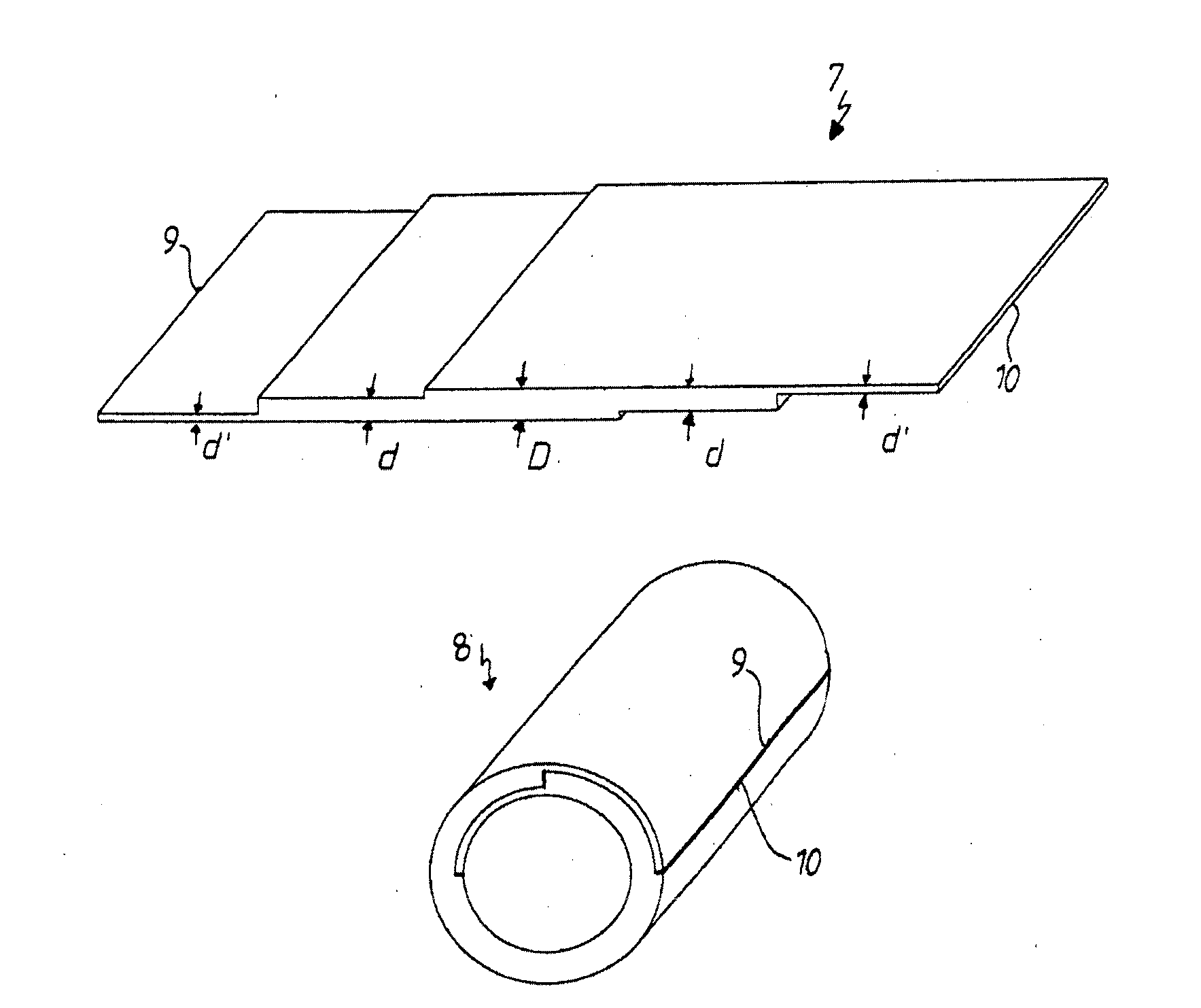 Method for producing metal sealing elements