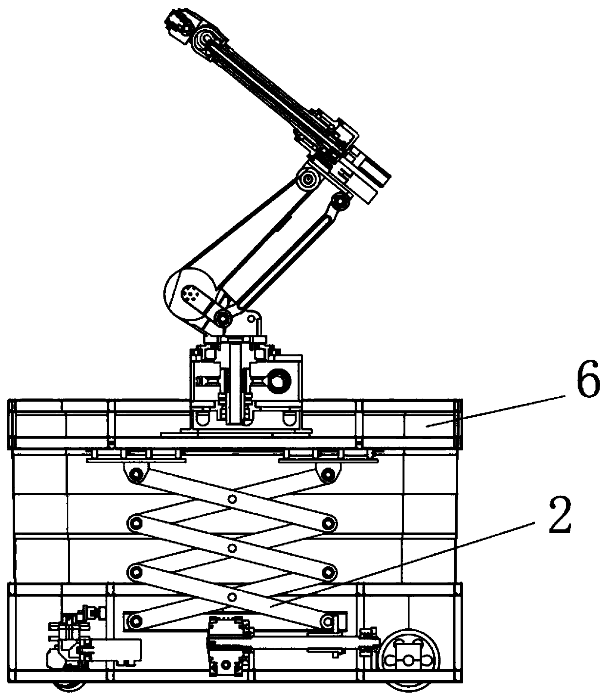 Multipurpose interior wall processing robot