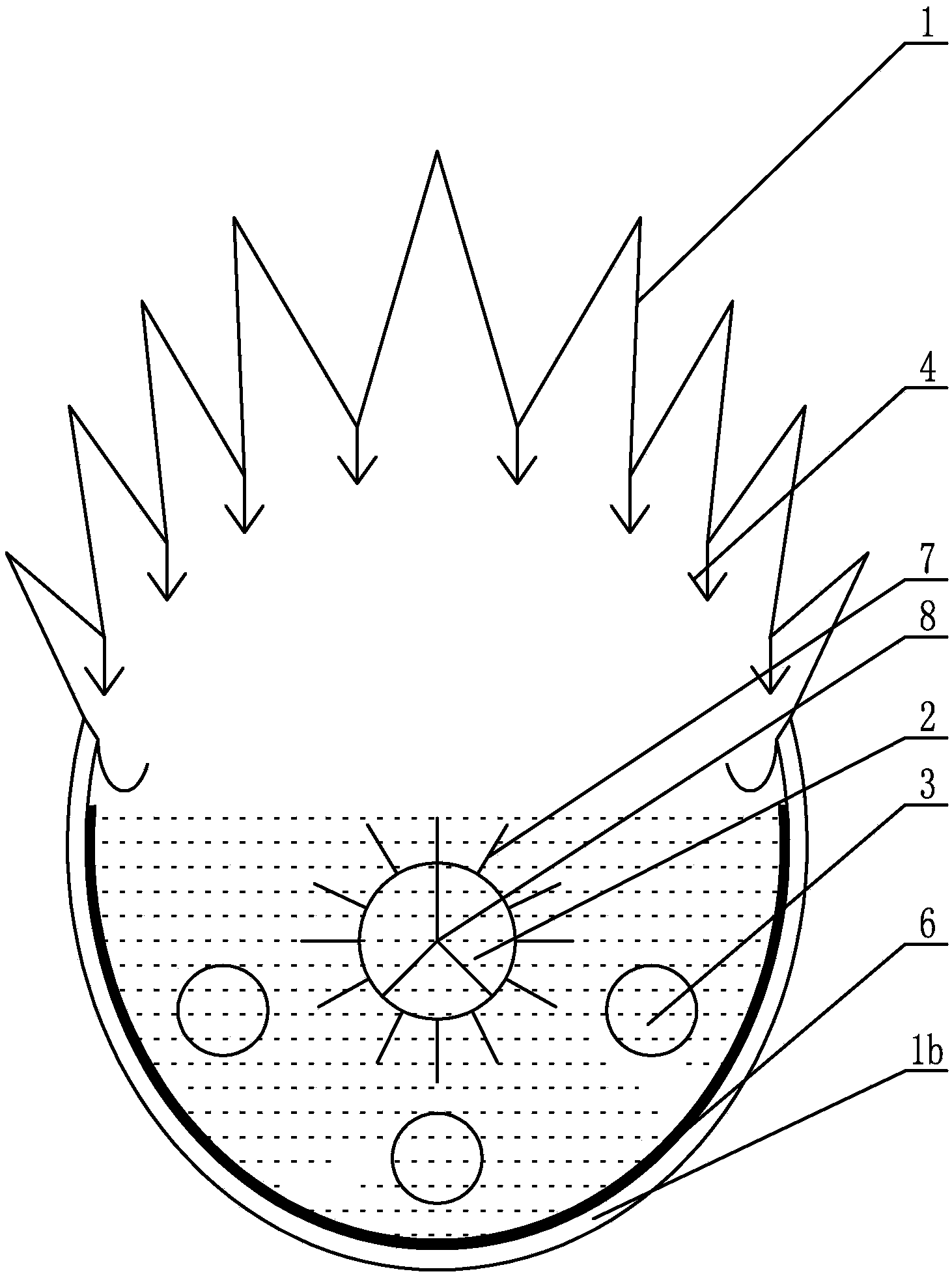 Condensation enhancement and heating type seawater desalter