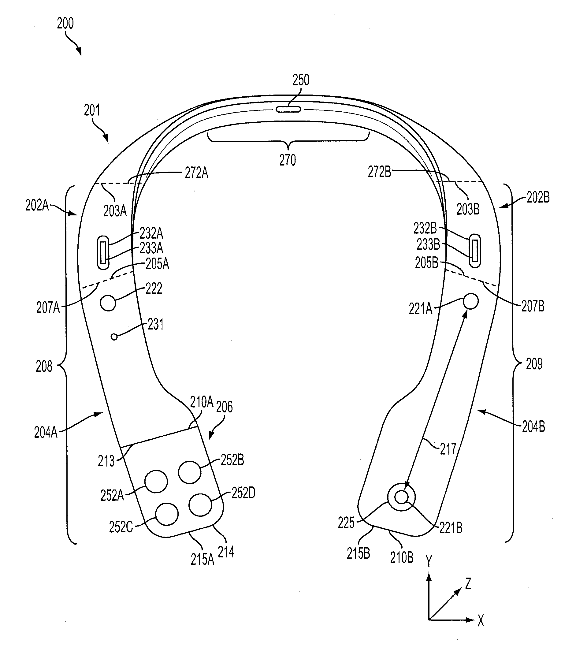 Smart necklace with stereo vision and onboard processing