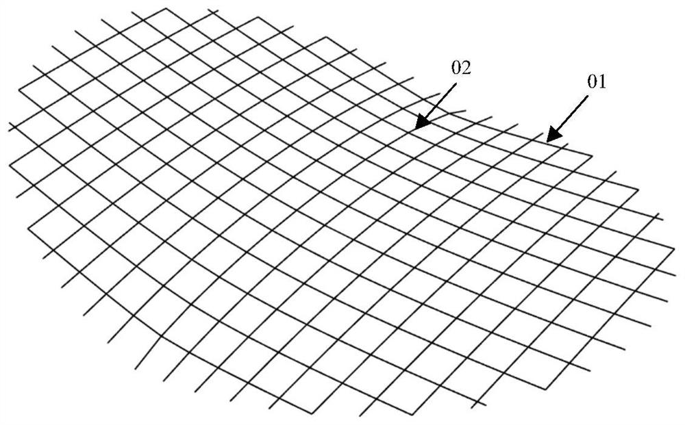 Form finding method of cable net structure