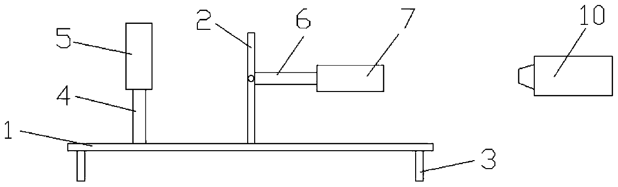 A kind of high control device and method for ear glue of soft pack lithium battery