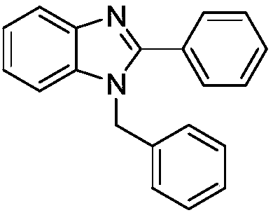 Method for synthesizing 1,2-disubstituted benzimidazole compounds from 3-hydroxy-2-naphthoic acid assisted with titanocene dichloride