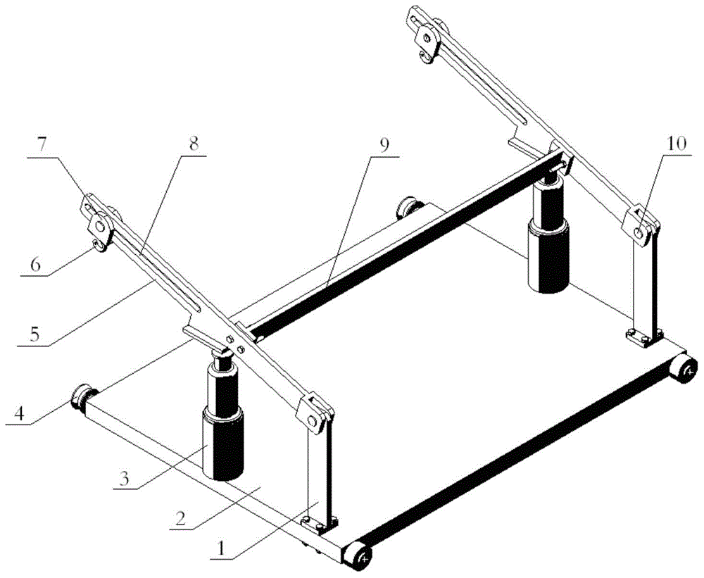 Inter-rack technical roller replacement device and method