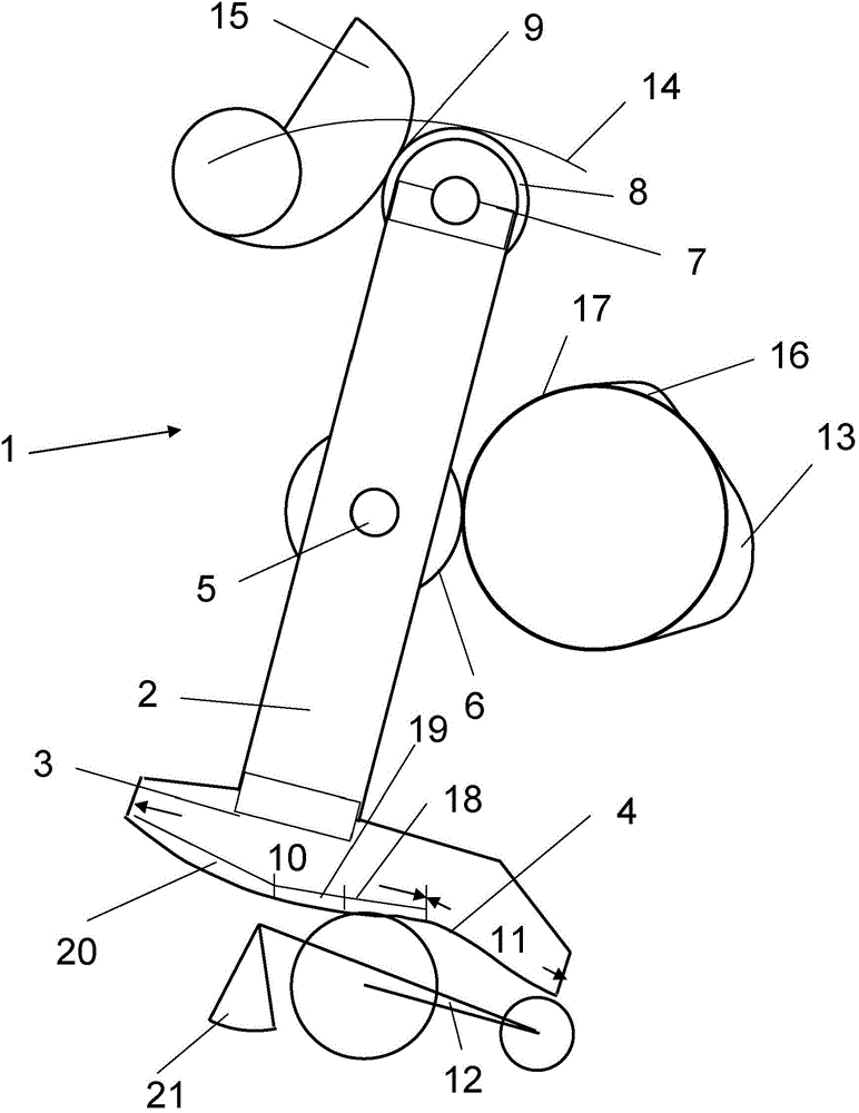 Variable stroke valve train for internal combustion engines